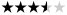 3 and half stars